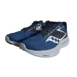 Saucony Men's Size 11 Ride-17 Tide Silver Blue Running Shoes Sneakers S20924-106